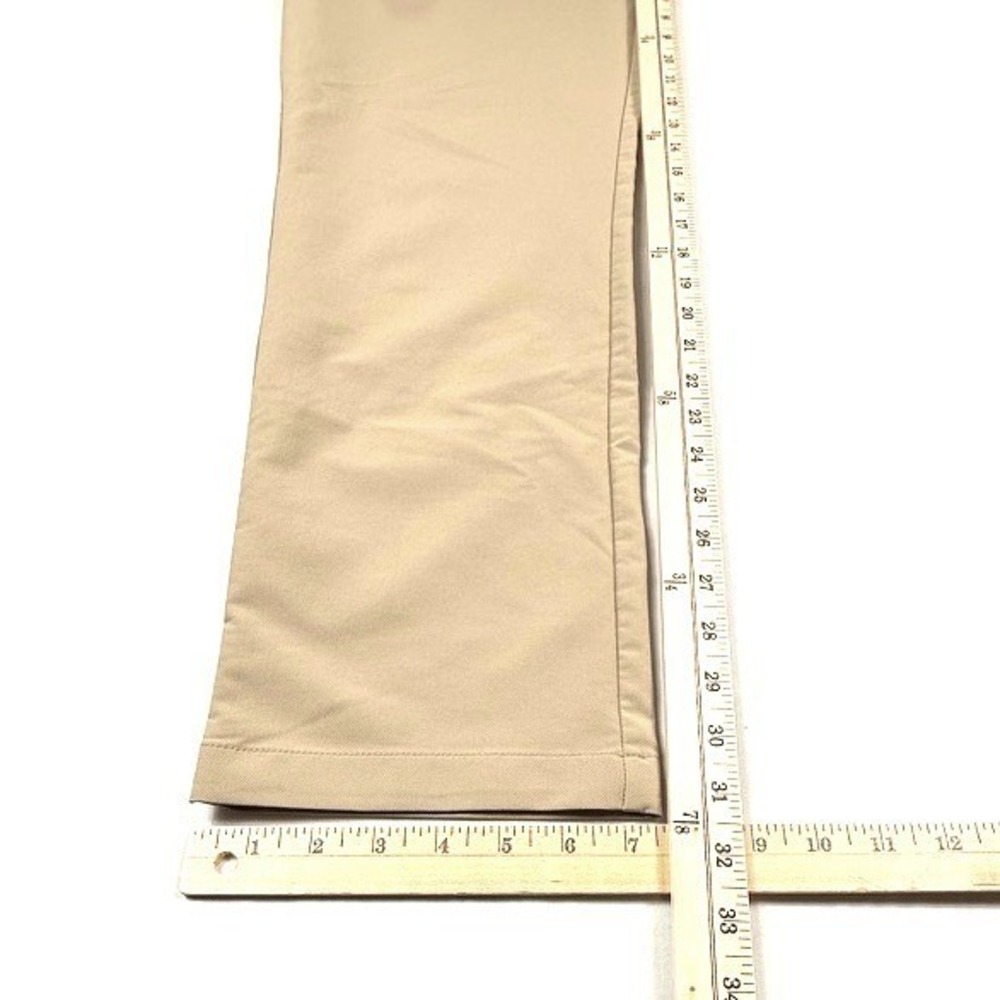 Banana Republic Core Temp Chino Pants Khaki Tan Stretch Performance Mens 38x32 - Picture 6 of 6